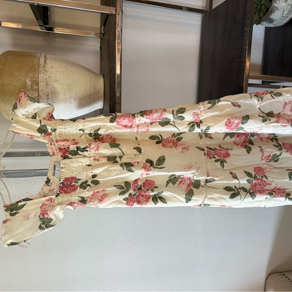 Floral Smocked Maxi Dress